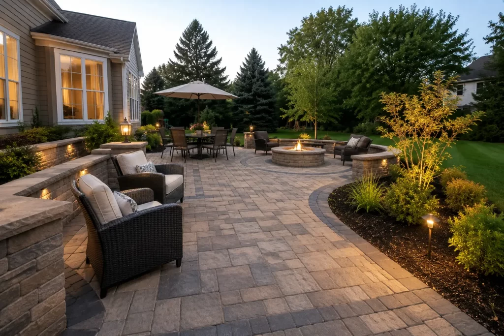 Paver patio installation services